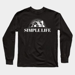 Simple Life Long Sleeve T-Shirt